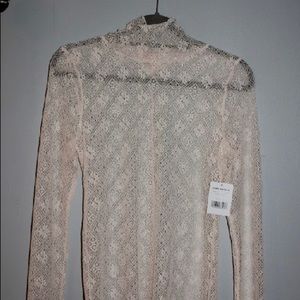 Free people lace turtle neck